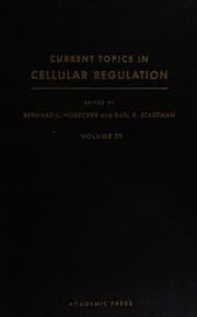 Tapa de Current Topics in Cellular Regulation