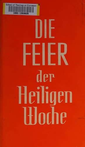 Tapa de Die feier der heiligen woche