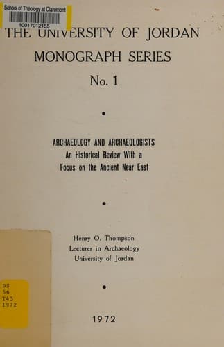 Tapa de Archaeology and archaeologists