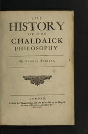 Tapa de The history of the Chaldaick philosophy