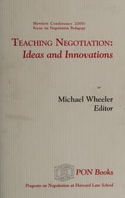 Tapa de Teaching Negotiation