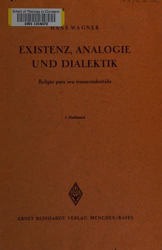 Tapa de Existenz, analogie und dialektik