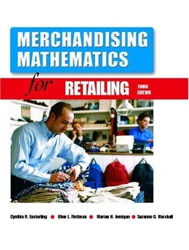 Tapa de Merchandising mathematics for retailing
