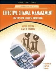 Tapa de Effective Change Management