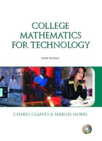 Tapa de College Mathematics for Technology, Sixth Edition