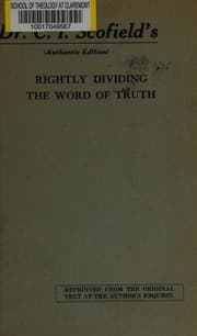 Tapa de Rightly dividing the word of truth (2 Tim. 2:15)