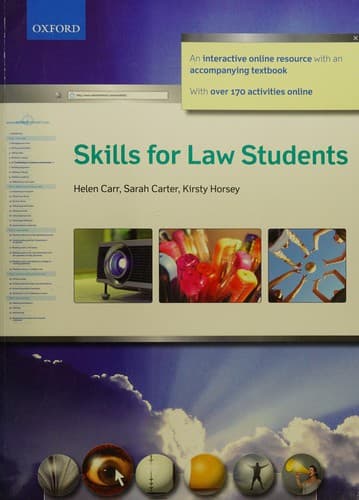 Tapa de Skills for law students