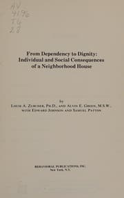 Tapa de From dependency to dignity