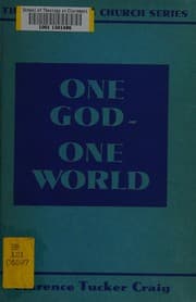 Tapa de One God, one world