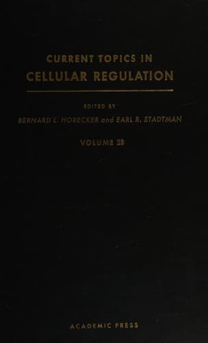 Tapa de Current Topics in Cellular Regulation