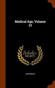 Tapa de Medical Age, Volume 13