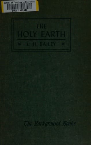 Tapa de The holy earth
