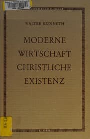 Tapa de Moderne Wirtschaft, christliche Existenz