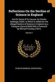 Tapa de Reflections on the Decline of Science in England
