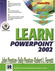 Tapa de Learn PowerPoint 2002 Comprehensive