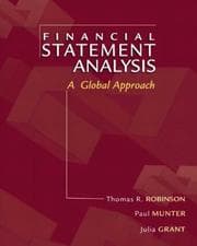 Tapa de Financial statement analysis