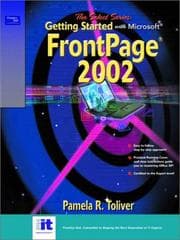 Tapa de Getting Started with FrontPage 2002