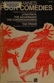 Tapa de Four comedies by Aristophanes