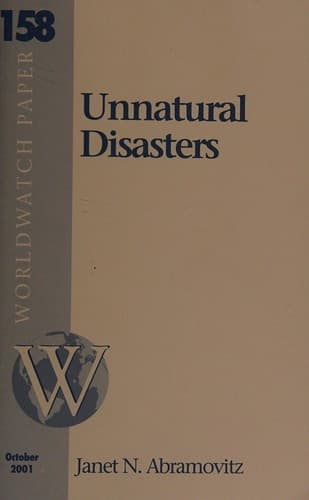 Tapa de Unnatural disasters
