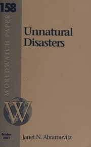 Tapa de Unnatural disasters