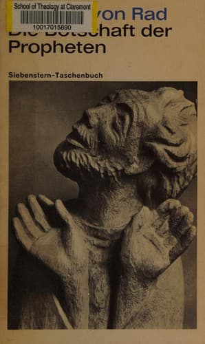 Tapa de Die Botschaft der Propheten