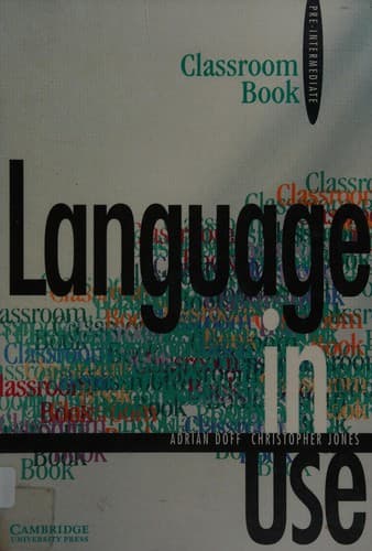 Tapa de Language in use