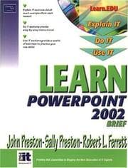 Tapa de Learn PowerPoint 2002