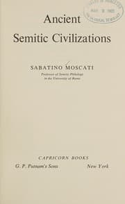 Tapa de Ancient Semitic civilizations