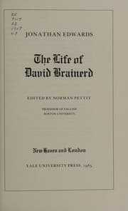 Tapa de The life of David Brainerd