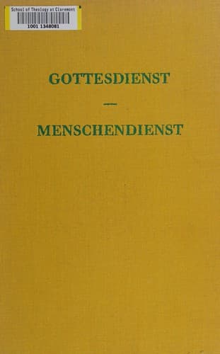 Tapa de Gottesdienst, Menschendienst