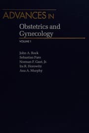 Tapa de Advances in Obstetrics and Gynecology, Vol. 1