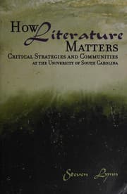 Tapa de How literature matters