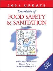 Tapa de Essentials of food safety and sanitation