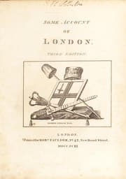Tapa de Some account of London