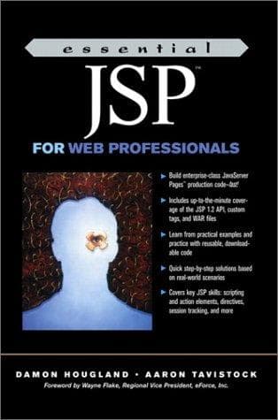 Tapa de Essential JSP for Web Professionals
