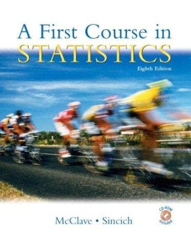 Tapa de A First Course in Statistics
