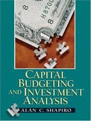 Tapa de Capital Budgeting and Investment Analysis