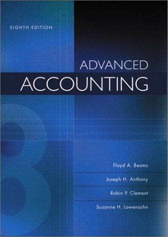 Tapa de Advanced accounting