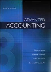 Tapa de Advanced accounting