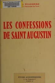 Tapa de Les confessions de Saint Augustin