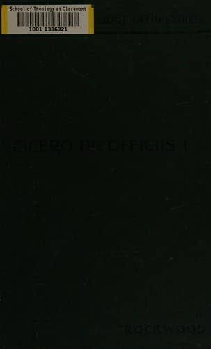 Tapa de De officiis