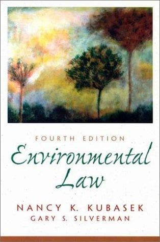Tapa de Environmental law