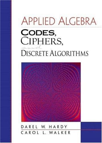 Tapa de Applied algebra