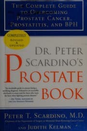 Tapa de Dr. Peter Scardino's prostate book