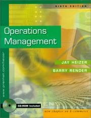 Tapa de Operations Management and Interactive CD Package