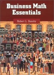 Tapa de Business math essentials