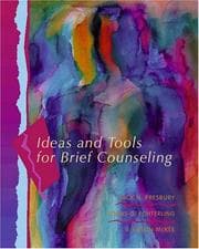 Tapa de Ideas and Tools for Brief Counseling