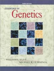 Tapa de Essentials of genetics