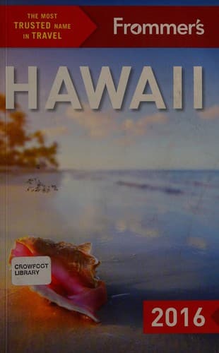 Tapa de Frommer's Hawaii 2016