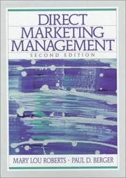 Tapa de Direct Marketing Management